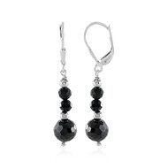 Pendientes en plata con Espinela negra
