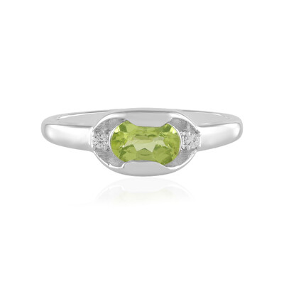 Bague en argent et Péridot
