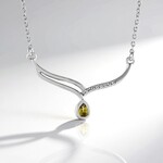 Collier en argent et Sphène