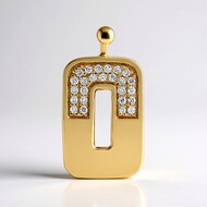 Accesorio en plata con Diamante SI1 (G) (Annette)