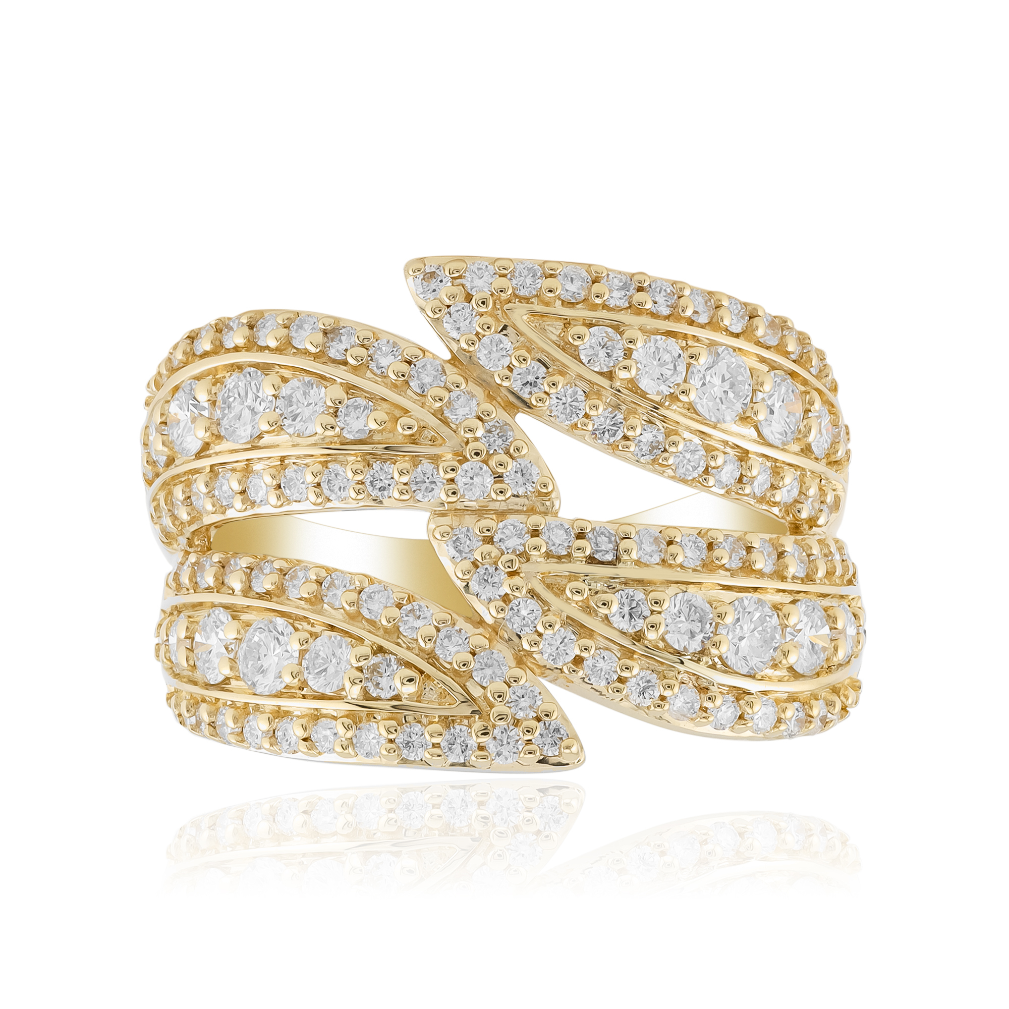 Butler Gold Diamond Rings Brilliant Diamond Gold Ring 1.077ct