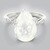 Anello in argento con Quarzo Ghiaccio di Luna