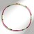 Collana in argento con Tormalina Rosa Nigeriana