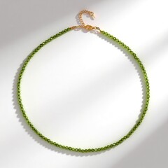Collana in argento con Peridoto