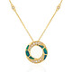 Collier en or et Opale noire de Lightning Ridge (CIRARI)