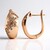 Orecchini in argento con Diamante Argyle Rose de France I1 (Annette)