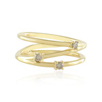 Anello in argento con Diamante Champagne VS1