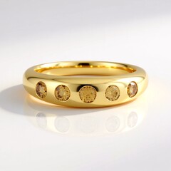 Anello in argento con Zircone Cognac (Adela Silber)