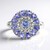 Anello in argento con Tanzanite