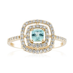 Brasilianischer Paraiba-Turmalin-Goldring
