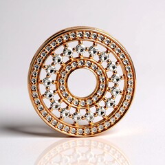 Ciondolo in oro con Diamante Rose de France SI1 di Argyle