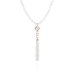 Collar en plata con Cuarzo blanco (KM by Juwelo)