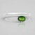 Anello in argento con Diopside Russo