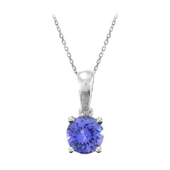 Collana in oro con Tanzanite AAA