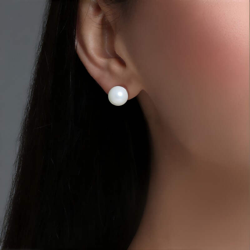 Orecchini in argento con Howlite