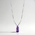 Collana in argento con Ametista Siberiana (de Melo)