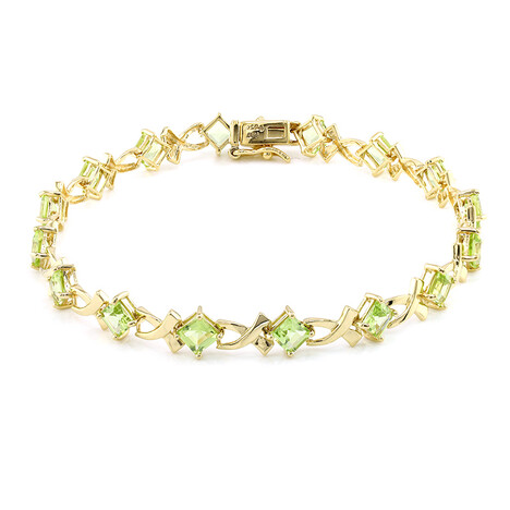Peridot Silver Bracelet