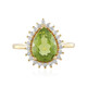Bague en argent et Péridot
