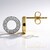 Orecchini in argento con Diamante VS1 (G) (Annette)