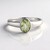 Anello in argento con Kunzite Canarino