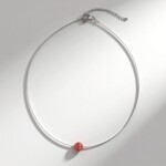 Collana in argento con Rodocrosite