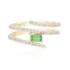 Zilveren ring met een Lemshuku tsavoriet