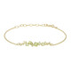 Brazalete en plata con Peridoto