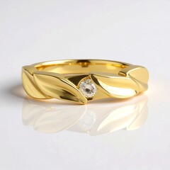 Anello in argento con Diamante Cioccolato I2