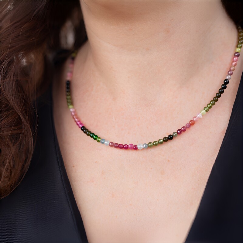 Collar en plata con Turmalina