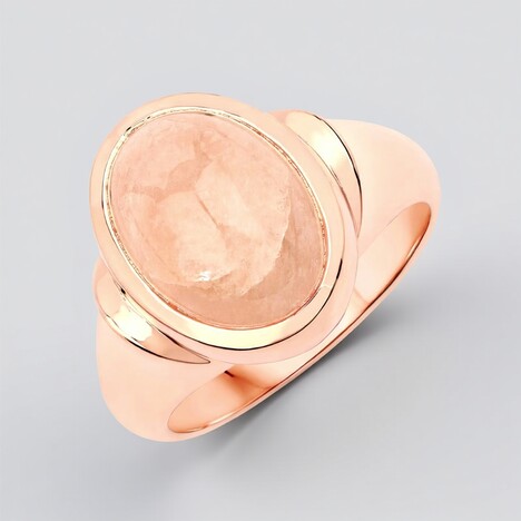 Anello in argento con Morganite