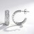 Orecchini in argento con Zircone (de Melo)