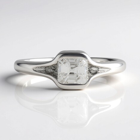 Anello in argento con Zircone