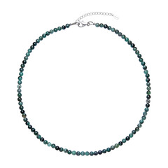Collier en argent et Emeraude