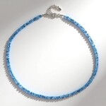 Collana in argento con Acquamarina Brasiliana