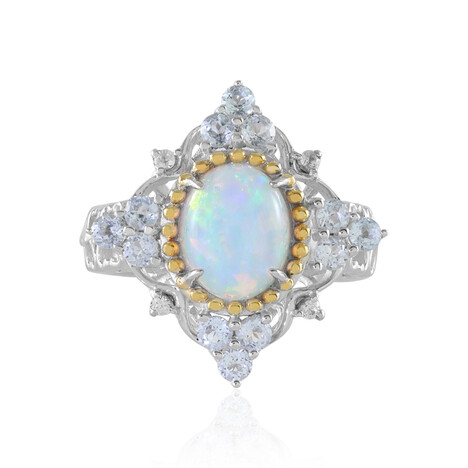 Welo-Opal-Silberring (Dallas Prince Designs)