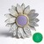 Ciondolo placcato in oro con Giada (MONOSONO COLLECTION)