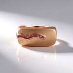 Anello in argento con Tormalina Rosa Nigeriana (SAELOCANA)