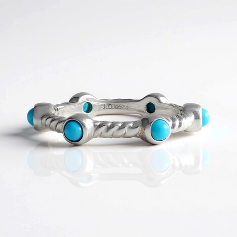 Anello in argento con Turchese Sleeping Beauty (Faszination Türkis)