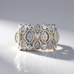 Bague en argent et Zircon