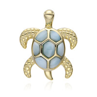 Larimar-Silberanhänger