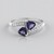Anello in argento con Iolite