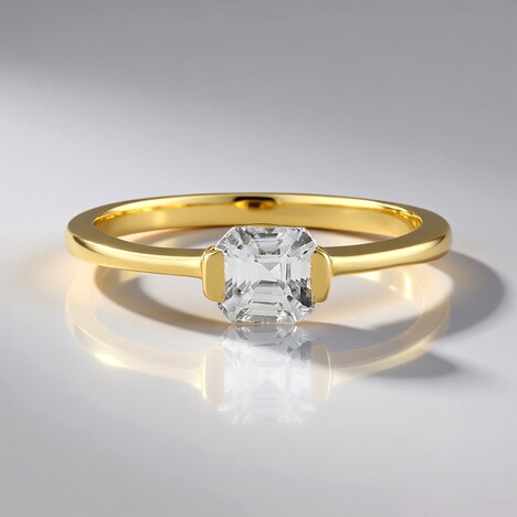 Anello in oro con Zircone