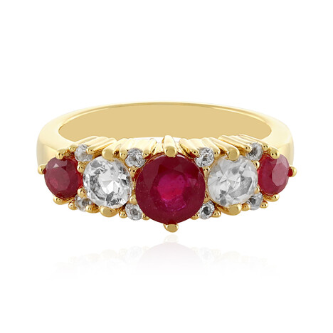 Madagaskar-Rubin-Silberring