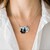 Black Spinel Silver Necklace (Dallas Prince Designs)