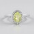 Anello in argento con Quarzo Limone