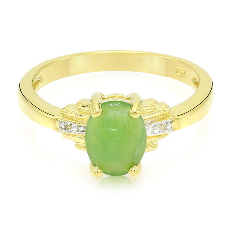 Kaiserlicher Chrysopras-Silberring