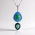 Collana in argento con Onice Verde (Dallas Prince Designs)