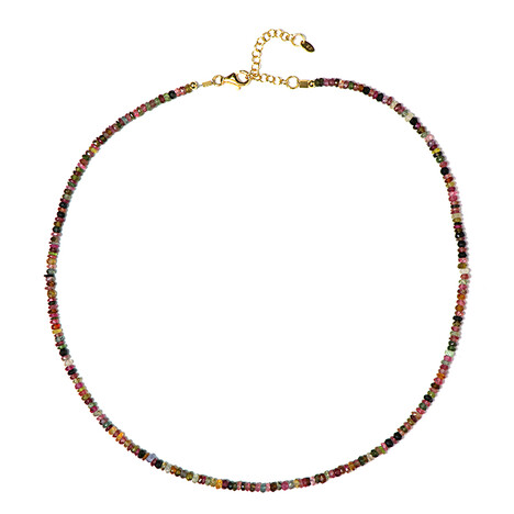 Turmalin-Silberhalskette