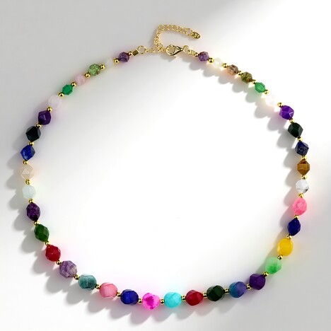 Collana in argento con Gemma (Adela Silber)