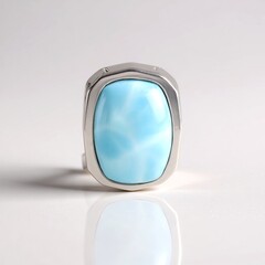 Ciondolo in argento con Larimar (MONOSONO COLLECTION)